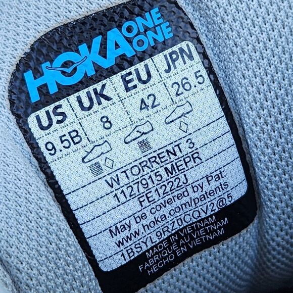 HOKA TORRENT 3 - Womens Sneakers - SIZE 9.5B - Picture 9 of 9